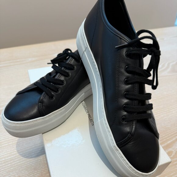 WOMAN by COMMON PROJECT Tounament low super in leather - Picture 4 of 7